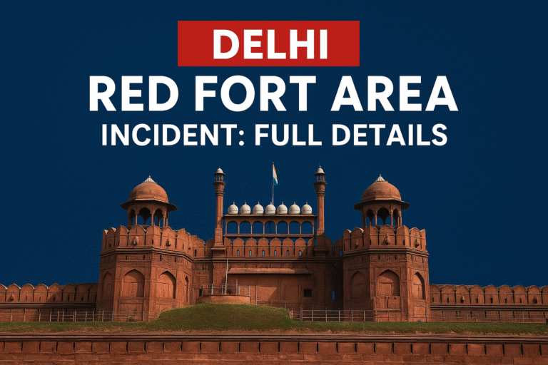 Delhi Red Fort Area Incident: Full Details, Reports, and Investigation
