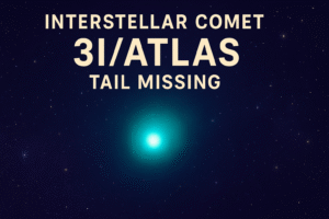 Interstellar Comet 3I/ATLAS: The Strange Visitor With a Missing Tail