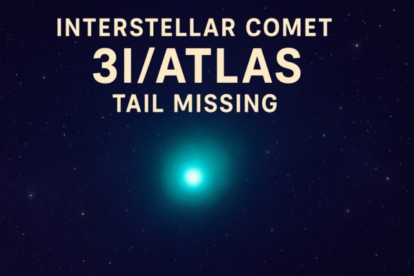Interstellar Comet 3I/ATLAS: The Strange Visitor With a Missing Tail