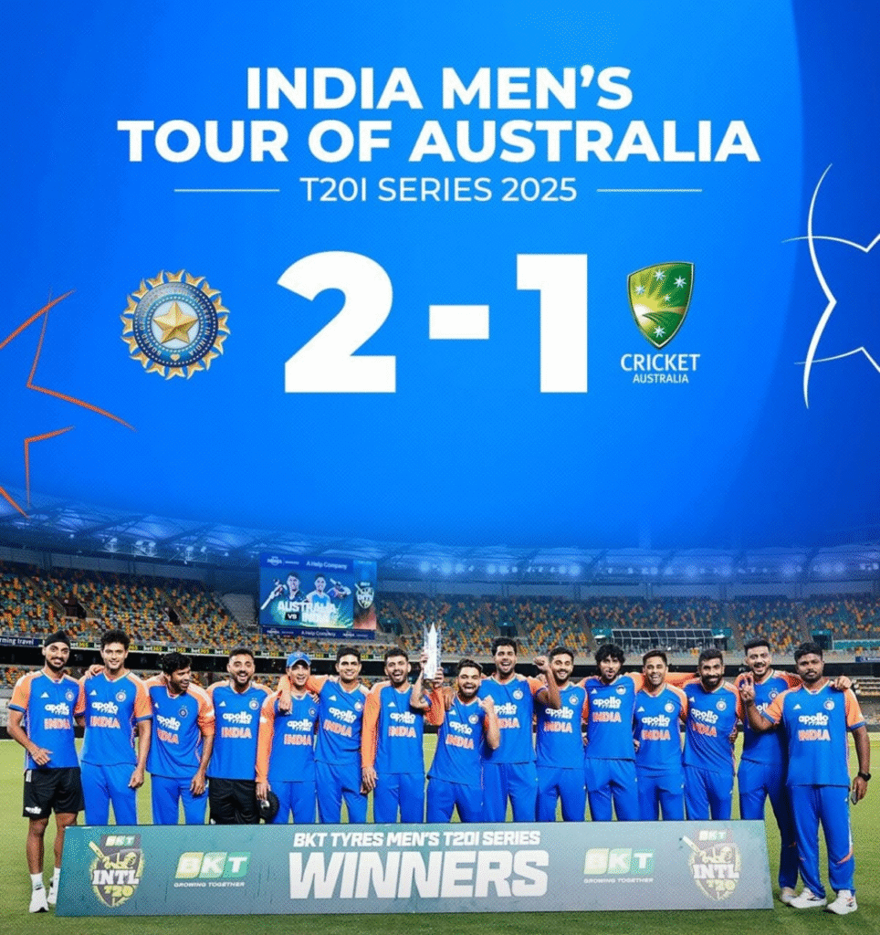 India vs Australia T20 series 2025
