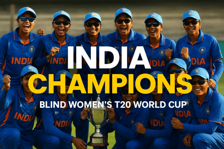 India Creates History: Blind Women’s T20 World Cup Champions 2025