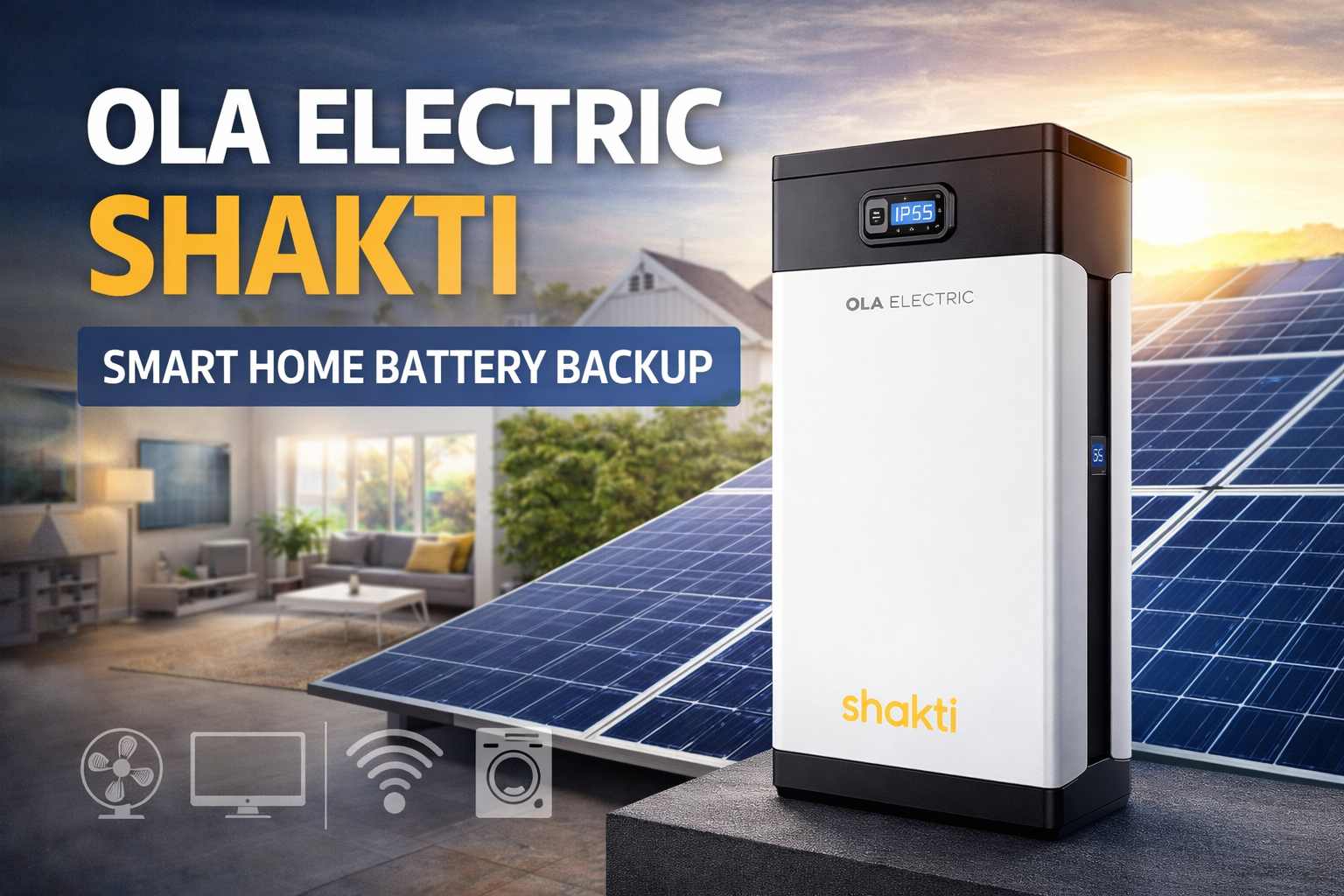 Ola Electric Shakti Launched: Smart Battery Backup for Homes & Offices